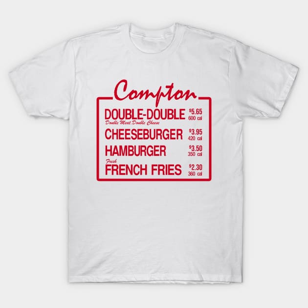 Compton Burger T-Shirt by Meat Beat